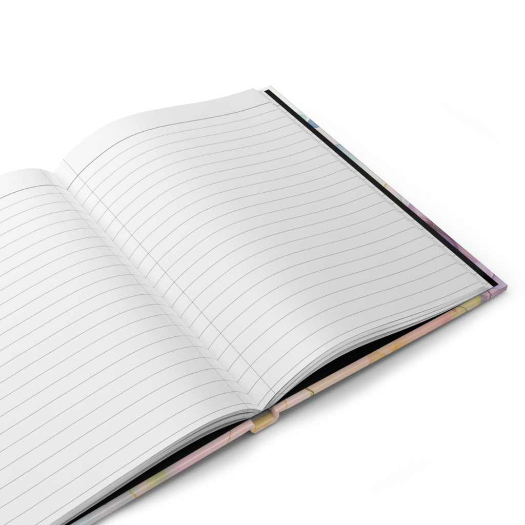 Watercolor Floral Hardcover Journal — Soft Pastel Notebook for Writing & Gifts
