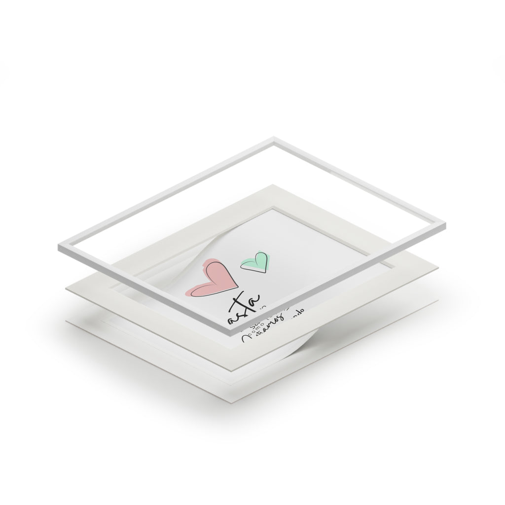 Hasta que esto se aclare Spanish quote Fine Art Print | Passepartout Paper Frame